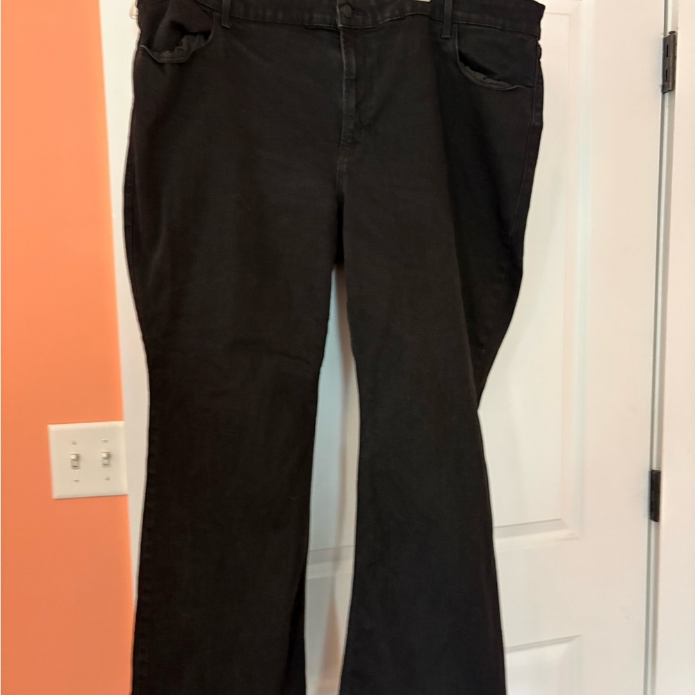 Old Navy High-Rise Black Flare Jeans